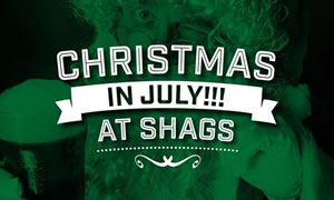 Christmas in July at Shenannigans