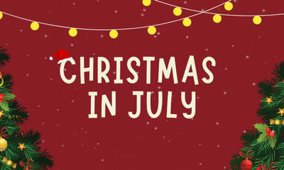 Christmas in July at Cazalys