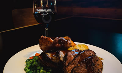 Christmas in July at Temperance Hotel